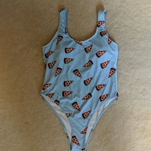 Pizza One Piece Swim Suit